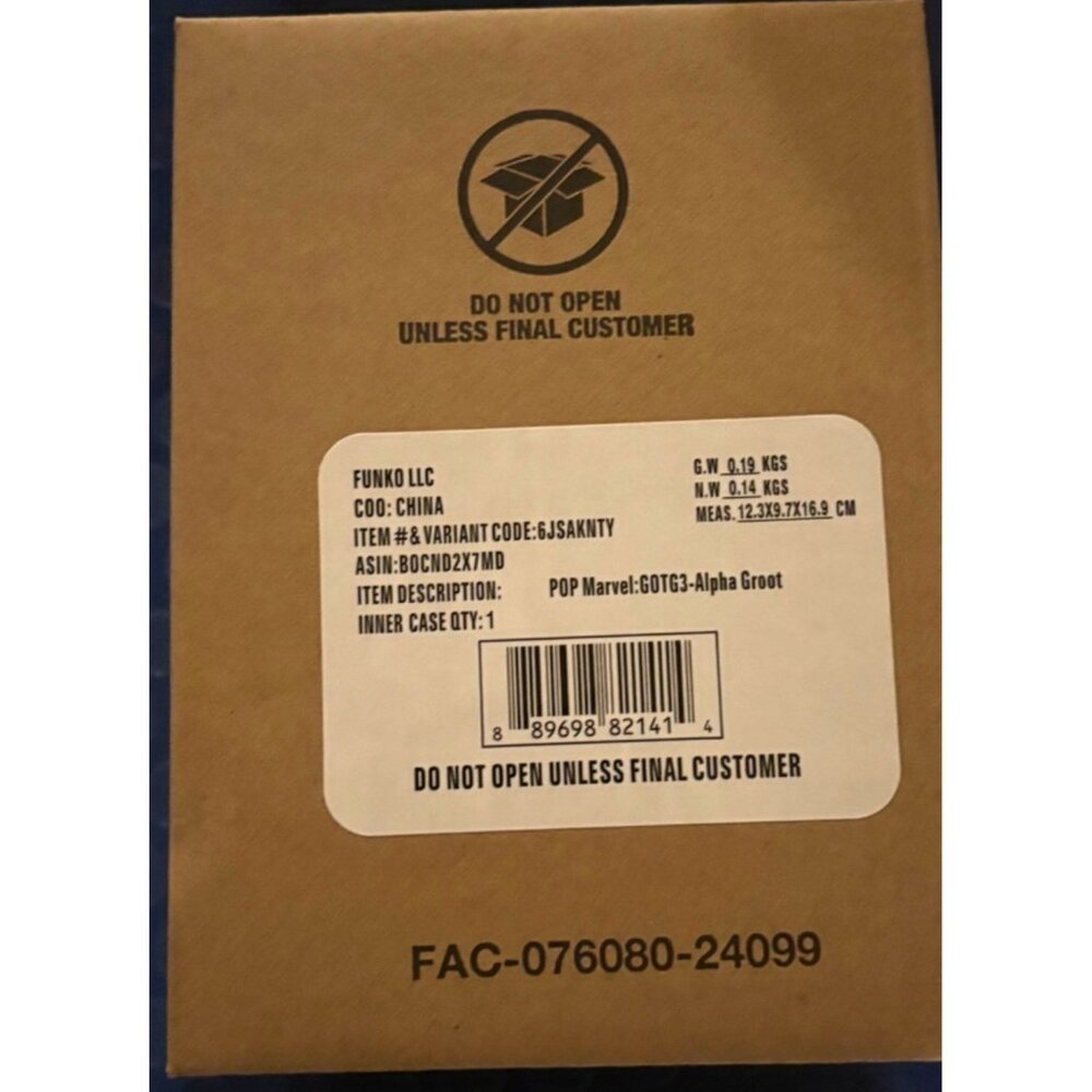 Funko Pop Marvel Guardians Of The Galaxy Vol. 3 Alpha Groot #1390 Collectible‎ - Picture 2 of 9